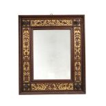 ATTRIBUTED TO PIETRO GIUSTI (ITALIAN, 1822-1878), A CARVED AND GILDED WALNUT FRAME, CIRCA 1880