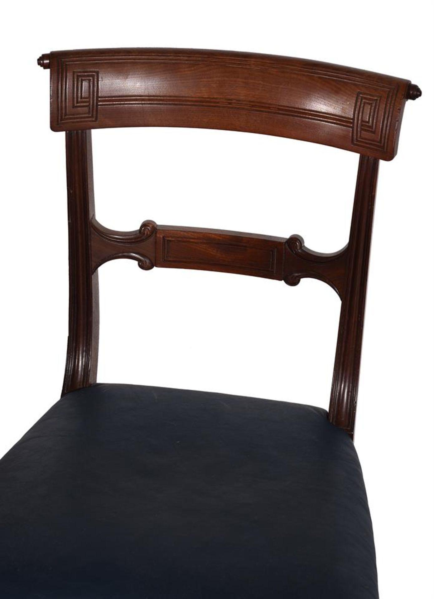 A SET OF TEN GEORGE IV MAHOGANY DINING CHAIRS, ATTRIBUTED TO GILLOWS, CIRCA 1825 - Image 3 of 8