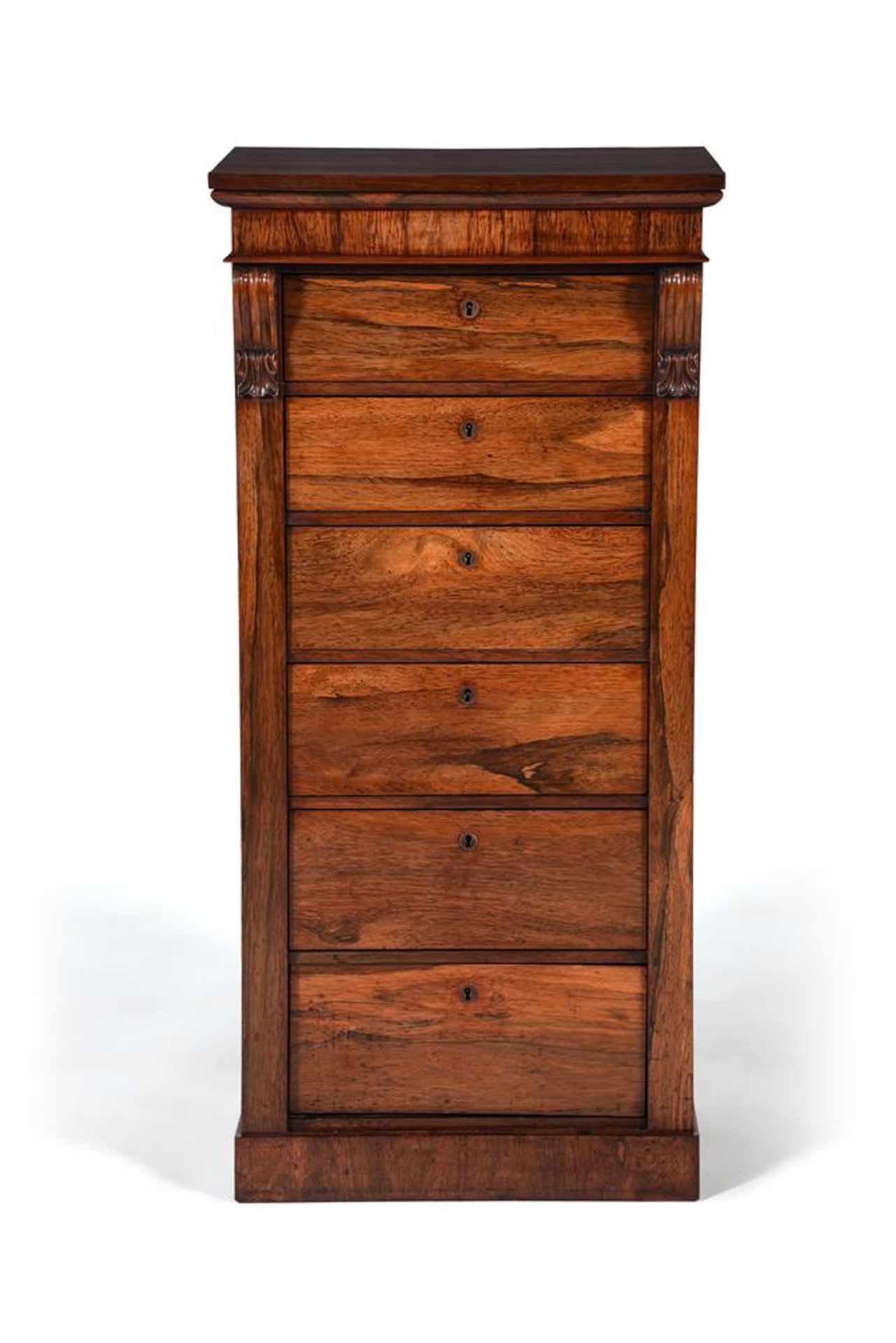 Y A WILLIAM IV ROSEWOOD WELLINGTON CHEST, CIRCA 1835 - Image 2 of 3