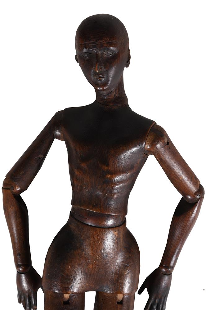 A CARVED ARTIST'S LAY FIGURE OR MANNEQUIN, ITALIAN OR FRENCH, 19TH CENTURY - Image 3 of 3