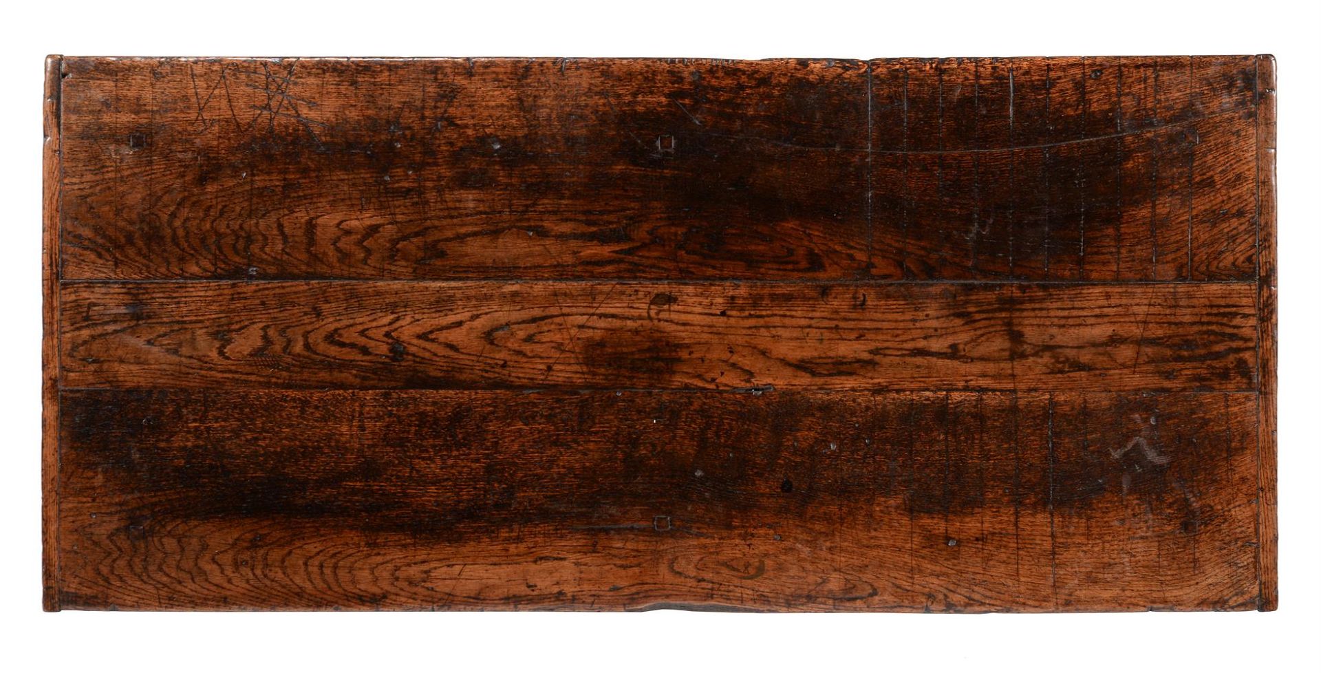 A QUEEN ANNE OAK REFECTORY TABLE, CIRCA 1710 - Bild 5 aus 5