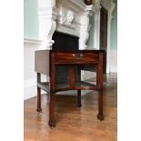 A GEORGE II MAHOGANY 'BREAKFASTE' PEMBROKE TABLE, IN THE MANNER OF THOMAS CHIPPENDALE, CIRCA 1770