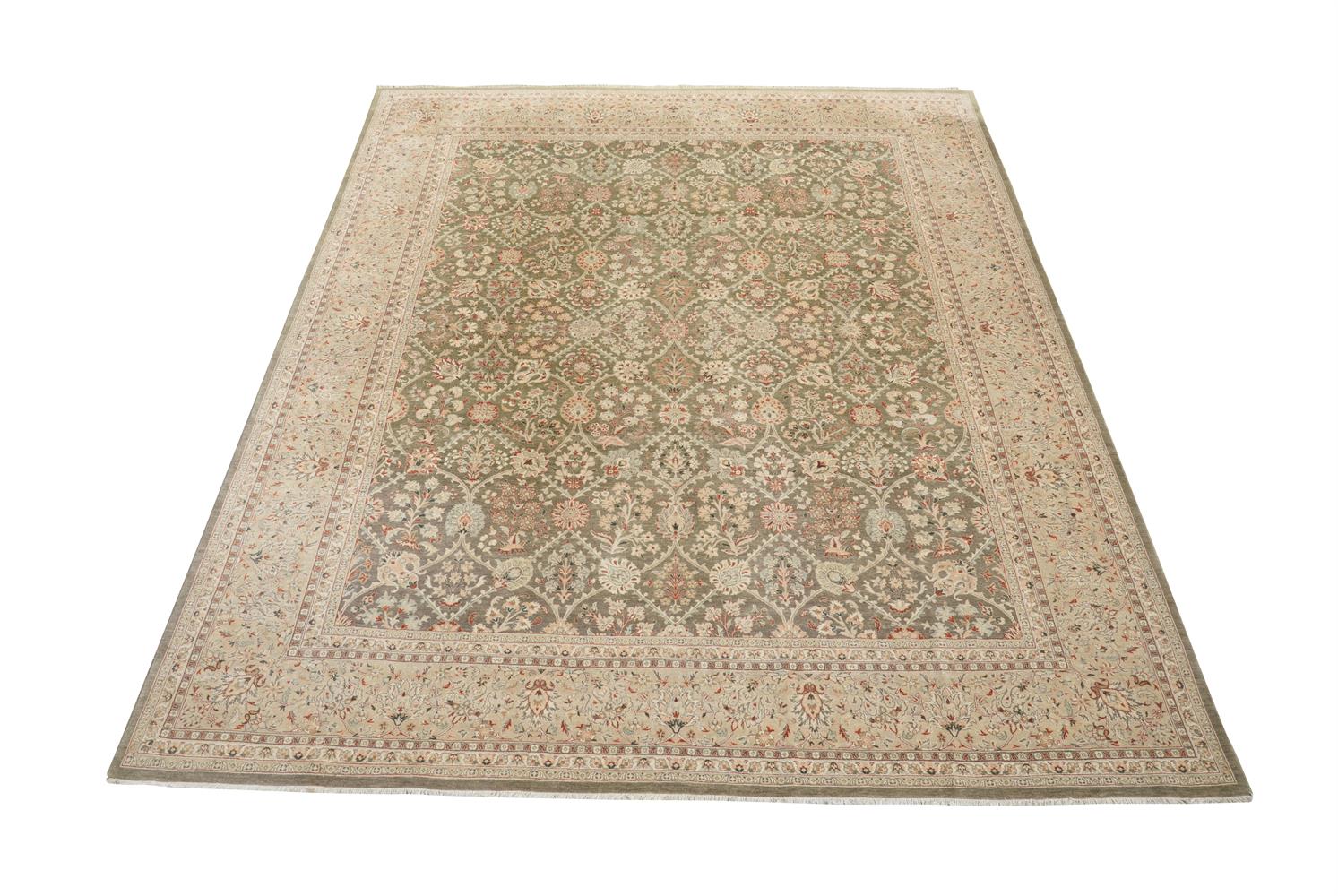 A LARGE PERSIAN CARPET, With overall design, approximately 460 x 366cm