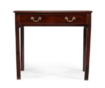 A GEORGE III MAHOGANY SIDE TABLE, IN THE MANNER OF THOMAS CHIPPENDALE, CIRCA 1780
