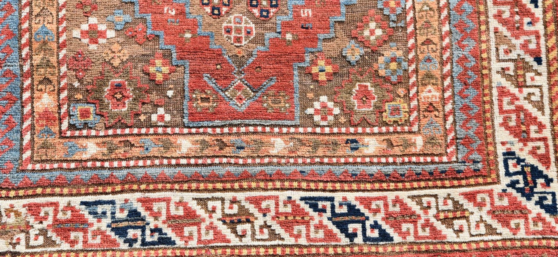 A KAZAK RUG 217 by 131cm. - Image 3 of 3