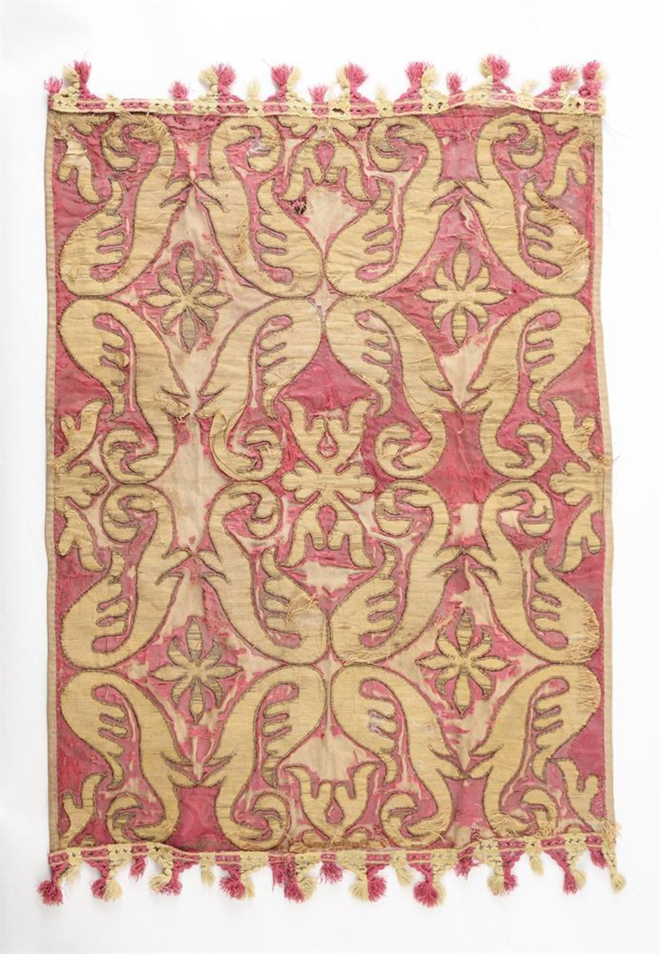 TEXTILES TO INCLUDE EARLY ORPHREY FRAGMENTS, LATE 16TH CENTURY AND LATER - Image 4 of 8