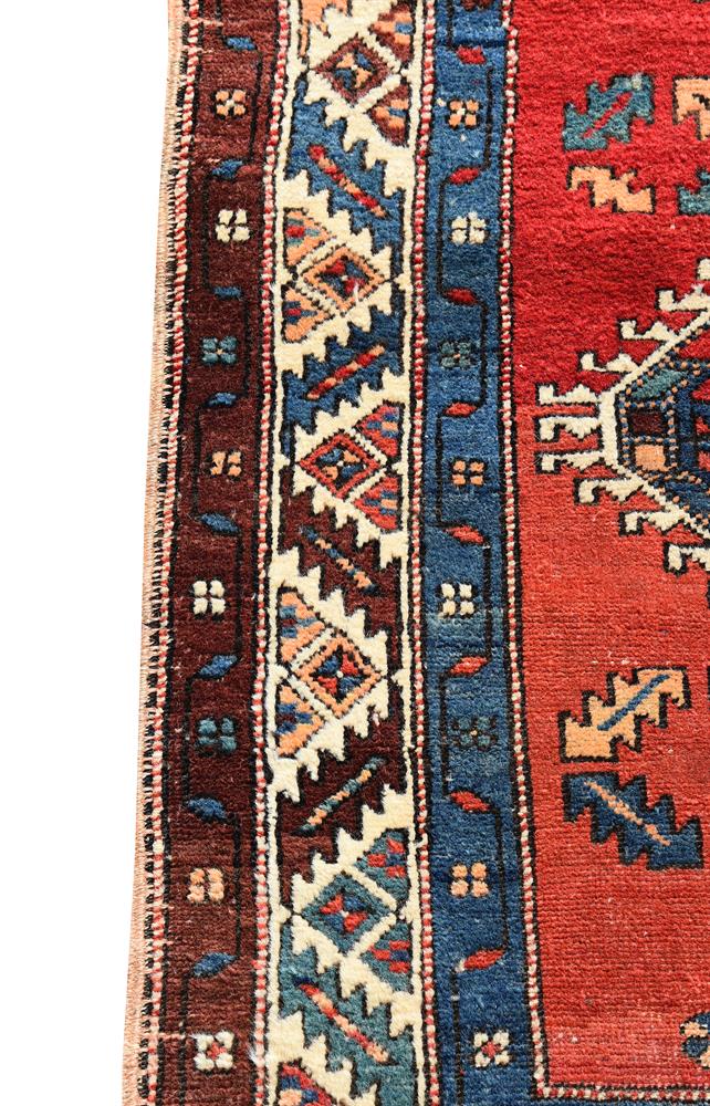 A NORTH WEST PERSIAN RUG, approximately 229 x 101cm - Image 3 of 3