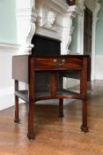 A GEORGE II MAHOGANY 'BREAKFASTE' PEMBROKE TABLE, IN THE MANNER OF THOMAS CHIPPENDALE, CIRCA 1770