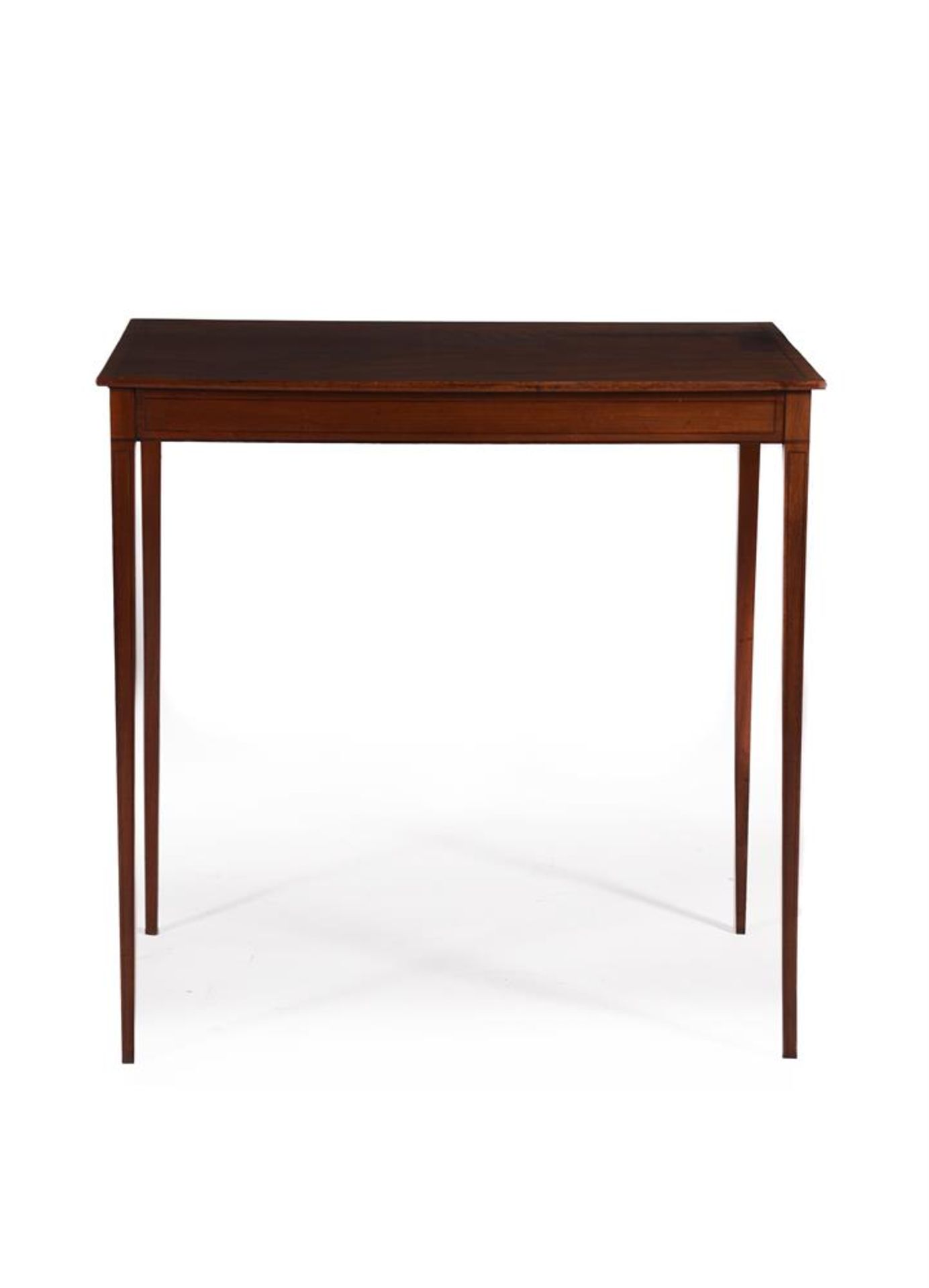 A REGENCY MAHOGANY AND LINE INLAID SIDE OR OCCASIONAL TABLE, CIRCA 1815 - Image 2 of 4