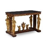 A FRENCH ORMOLU-MOUNTED MAHOGANY CENTRE TABLE, AFTER A MODEL BY JACOB-DESMALTER