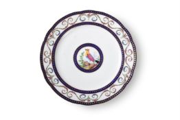 A SEVRES PORCELAIN PLATE FROM THE 'ARABESQUES EN FLEURS' SERVICE, SEVRES DATE CODE FOR 1792