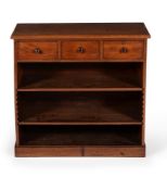 A REGENCY MAHOGANY OPEN BOOKCASE, CIRCA 1820