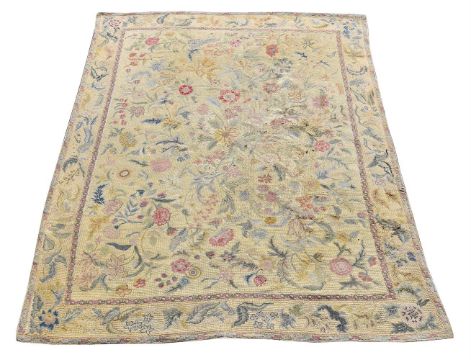 A NEEDLEWORK CARPET, ATTRIBUTABLE TO THE WORKSHOP OF PONTREMOLI, EARLY 20TH CENTURY