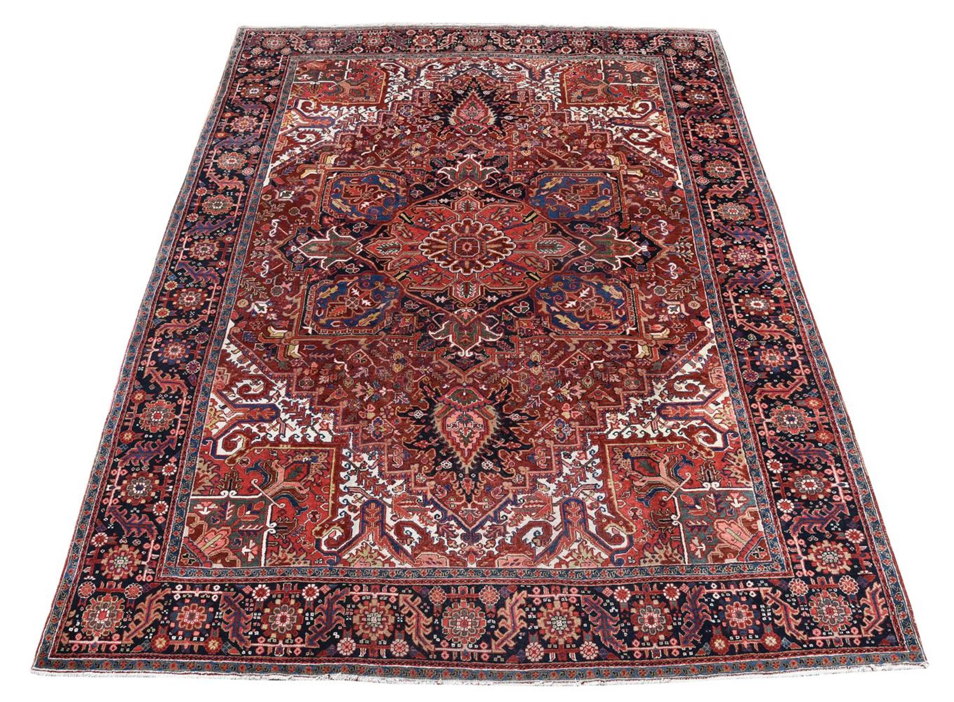 A HERIZ CARPET, approximately 413 x 304cm