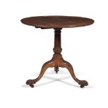 A GEORGE II MAHOGANY TRIPOD TABLE, POSSIBLY IRISH, CIRCA 1750