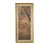 CHINESE SCHOOL, PARROTS IN FRUITING TREE, 19TH CENTURY
