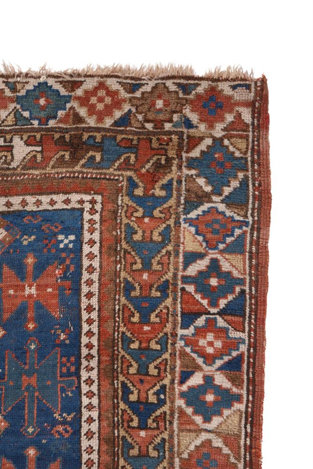 A CAUCASIAN RUG, PROBABLY KUBA, approximately 140 x 104cm - Image 3 of 3