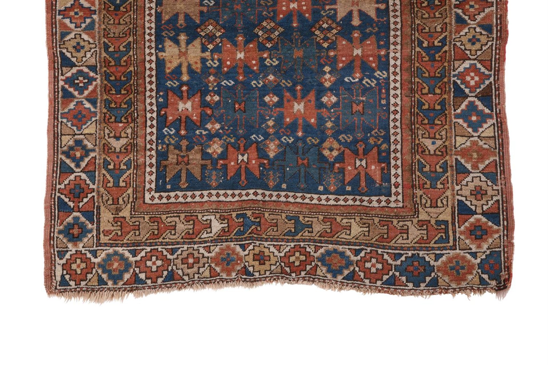 A CAUCASIAN RUG, PROBABLY KUBA, approximately 140 x 104cm - Image 2 of 3