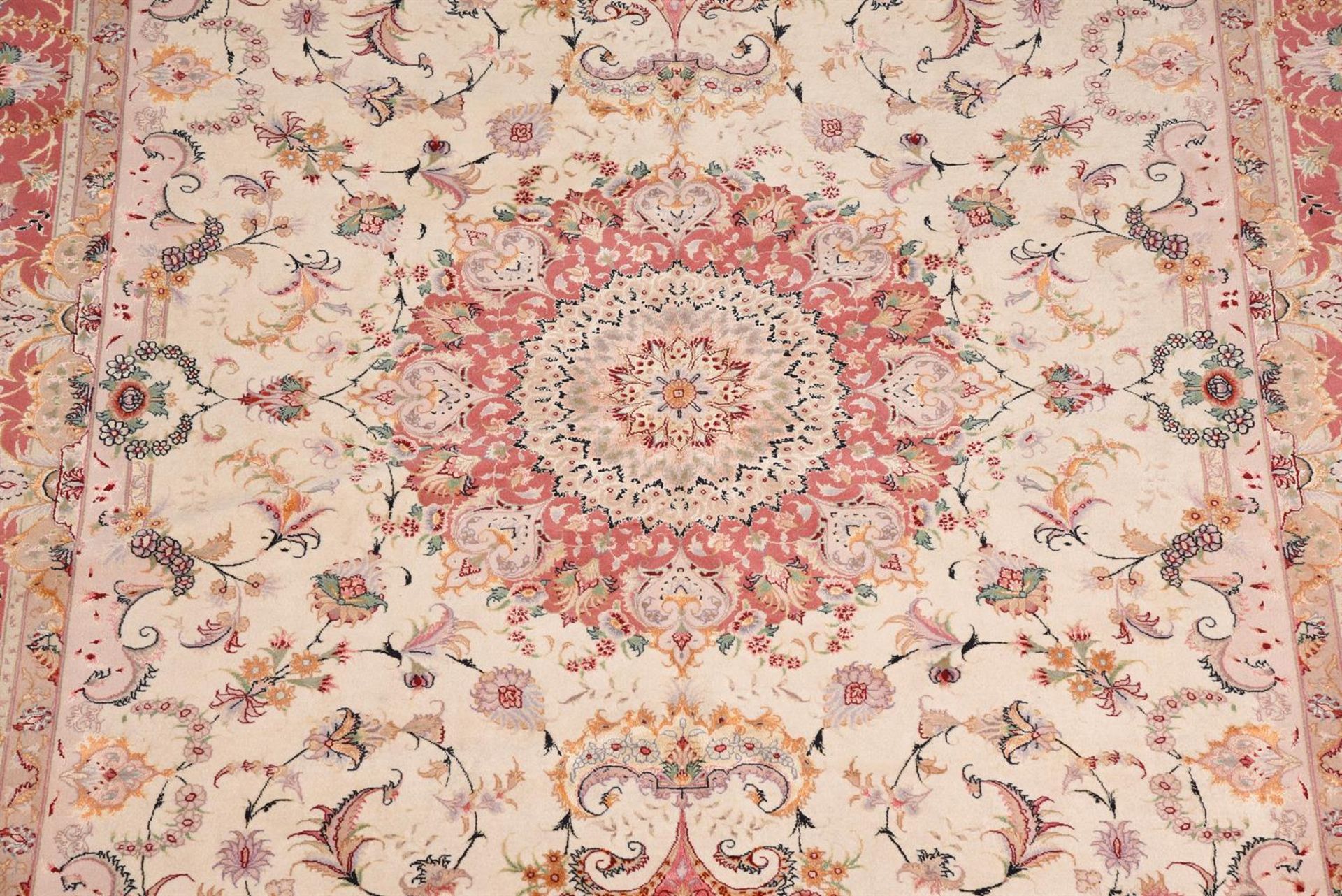 A TABRIZ CARPET, of Naksh design, approximately 316 x 203cm - Image 2 of 3