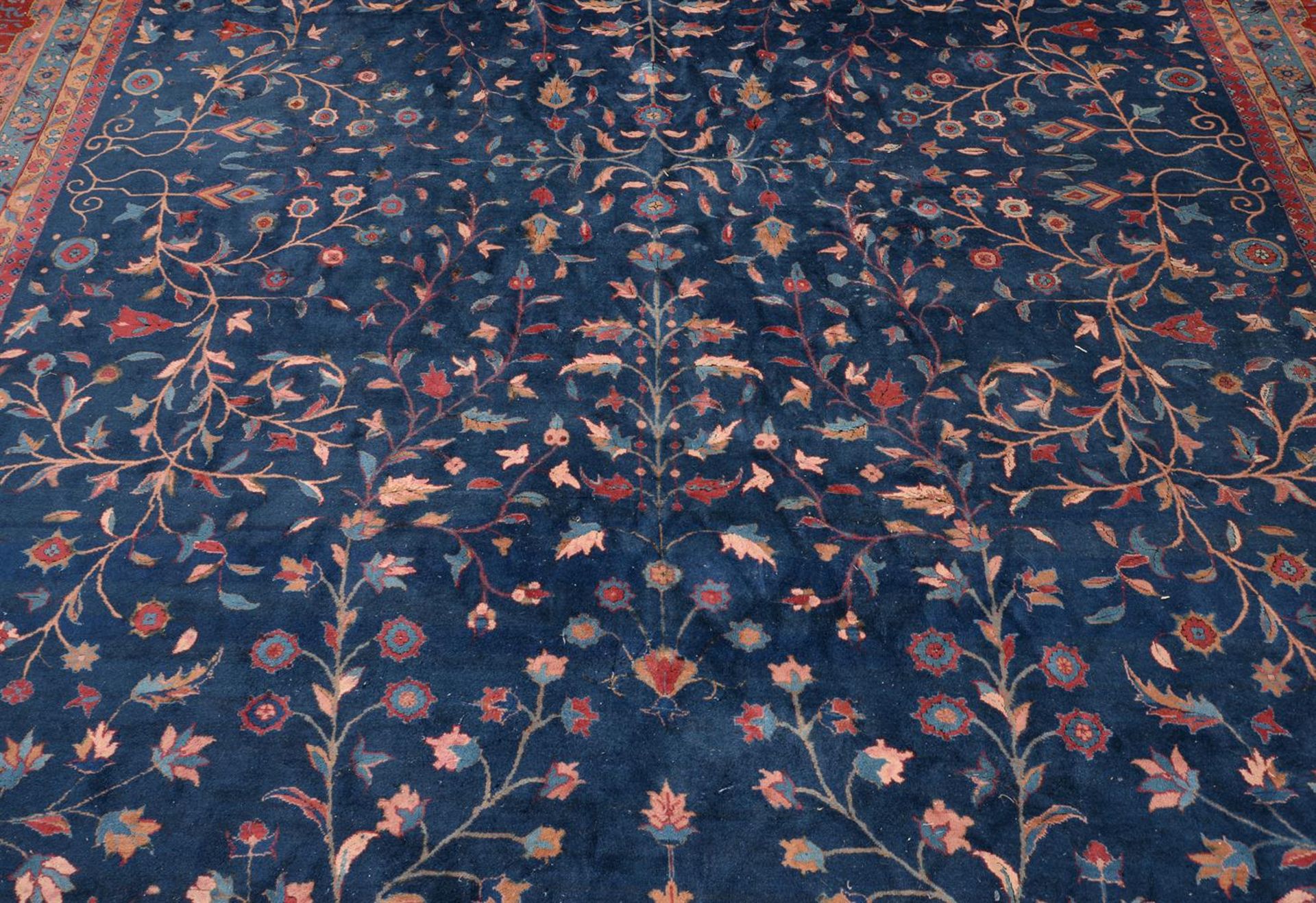 A TABRIZ CARPET, approximately 585 x 297cm - Image 2 of 3