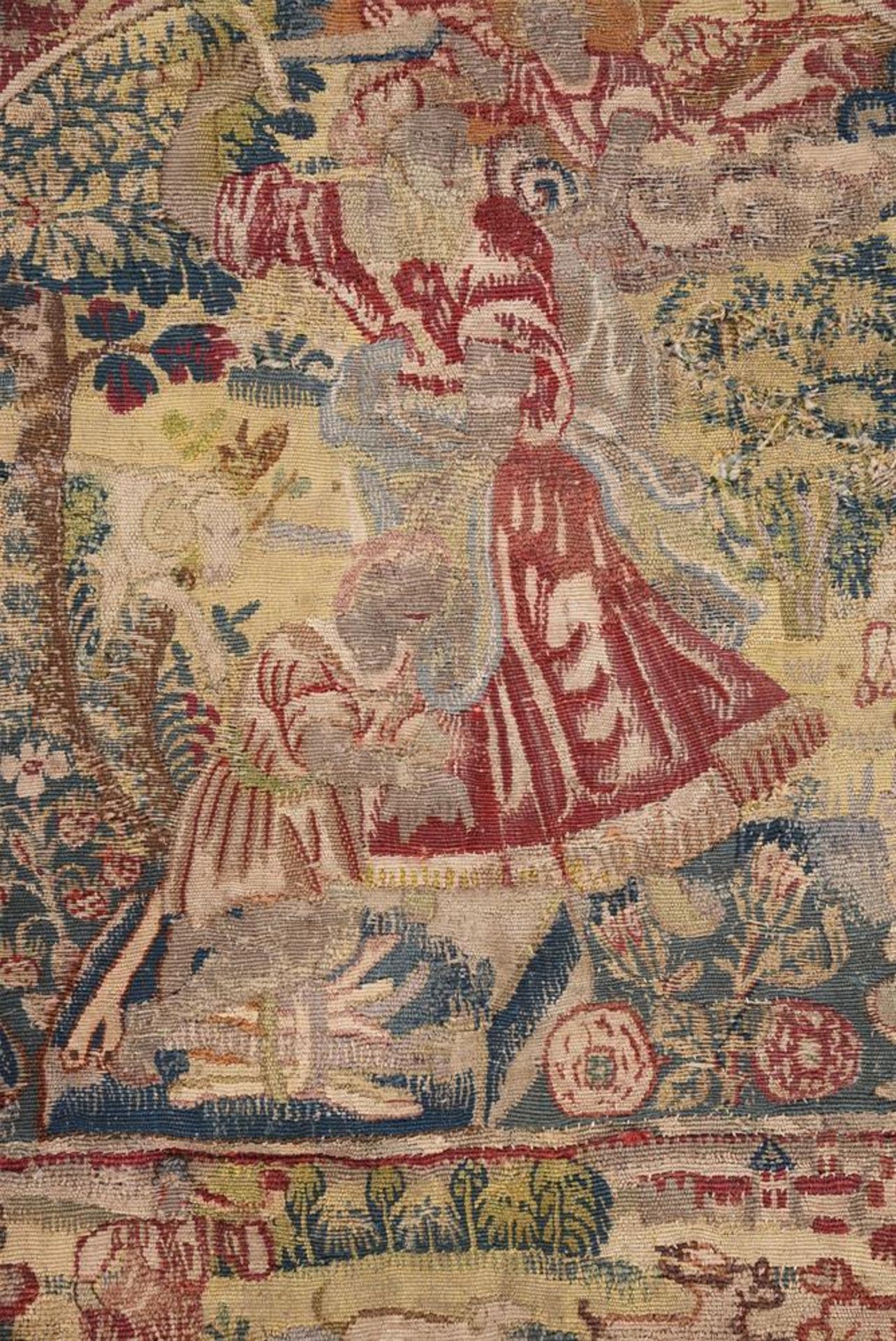 A NEEDLEWORK CUSHION COVER, CIRCA 1620-50 - Image 2 of 4