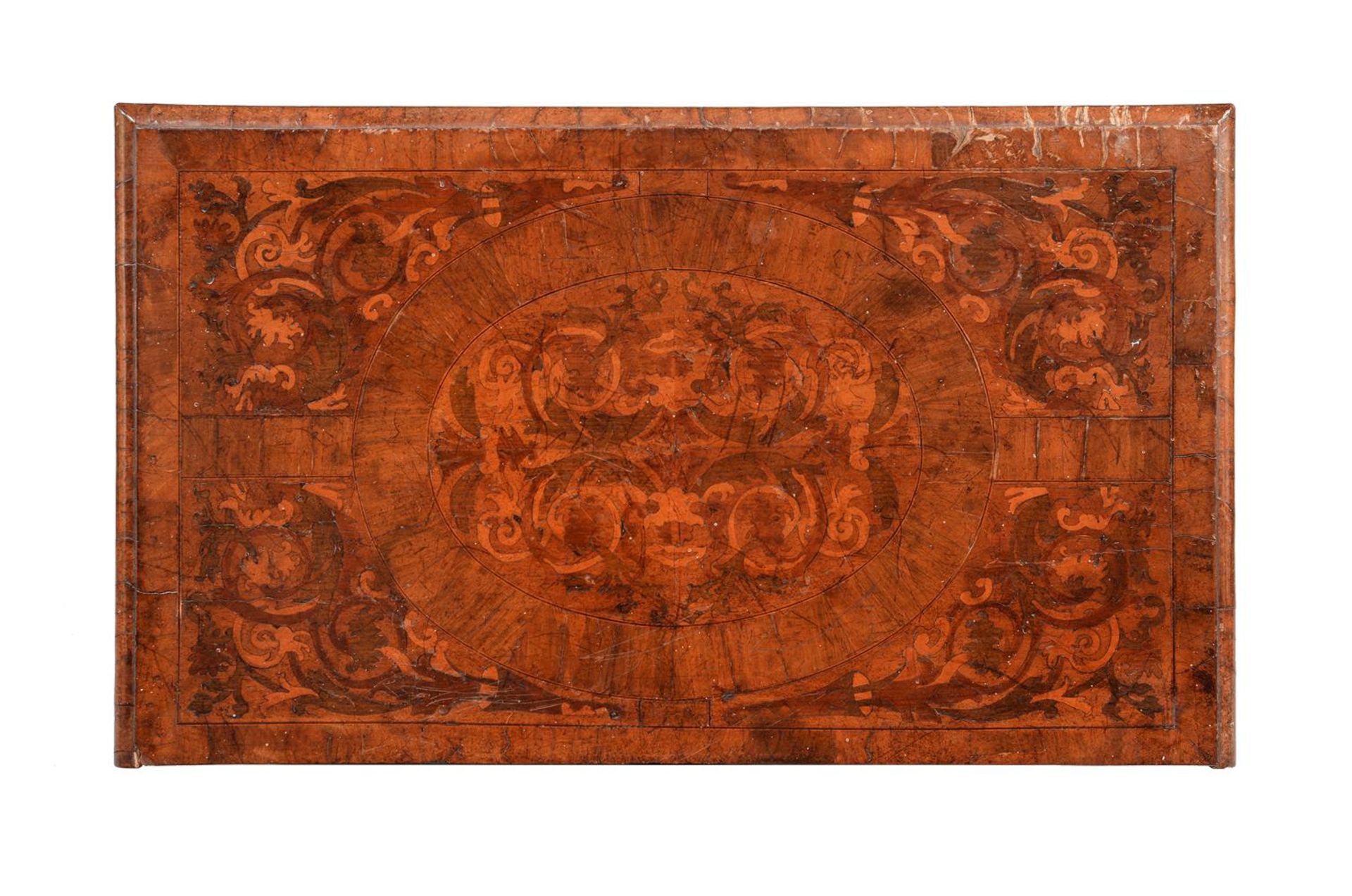 A WILLIAM AND MARY WALNUT AND MARQUETRY CHEST OF DRAWERS, CIRCA 1690 - Image 2 of 4