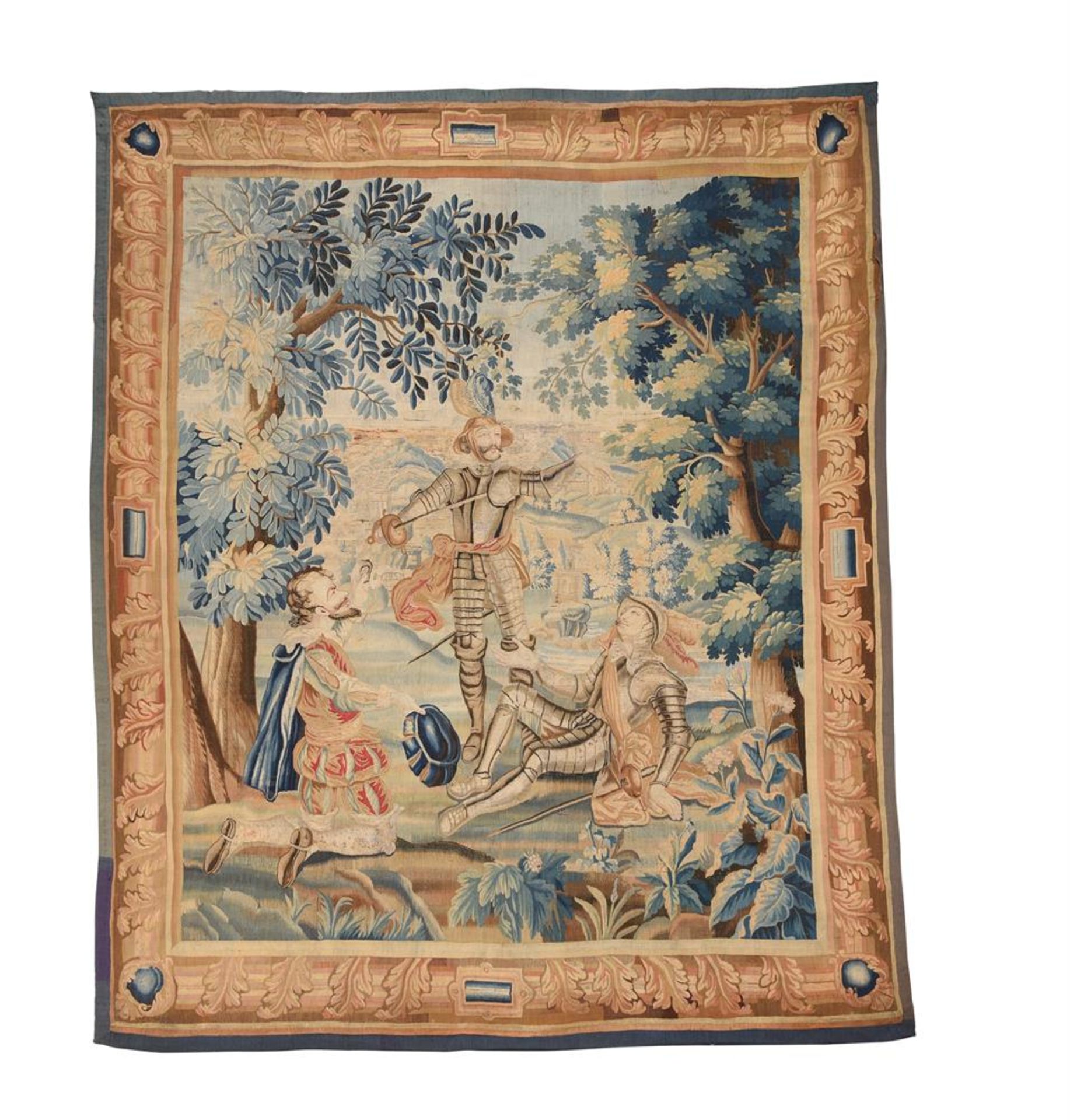 A FLEMISH MYTHOLOGICAL TAPESTRY 'DON QUIXOTE', POSSIBLY LILLE, 18TH CENTURY