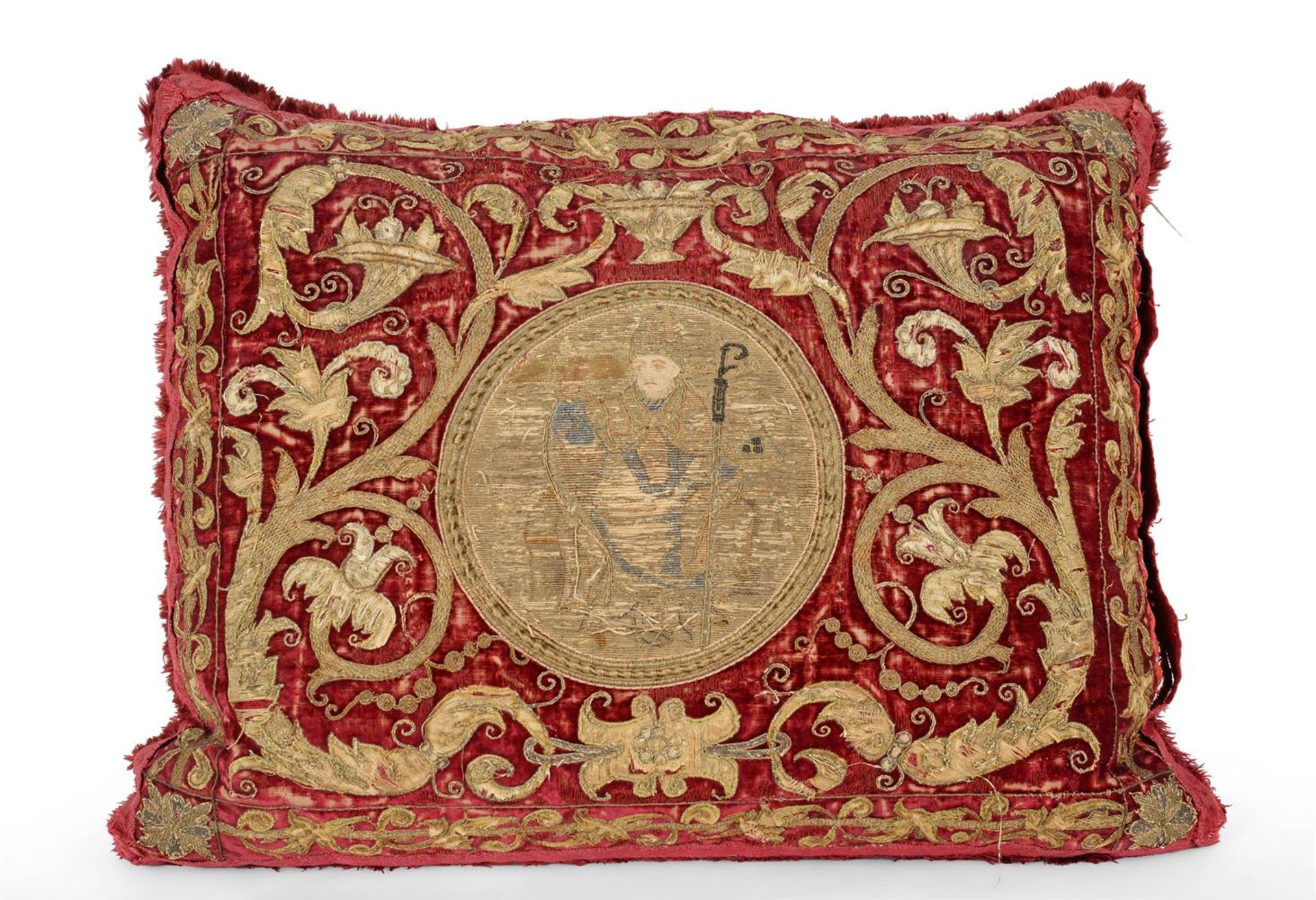 TEXTILES TO INCLUDE EARLY ORPHREY FRAGMENTS, LATE 16TH CENTURY AND LATER - Image 2 of 8