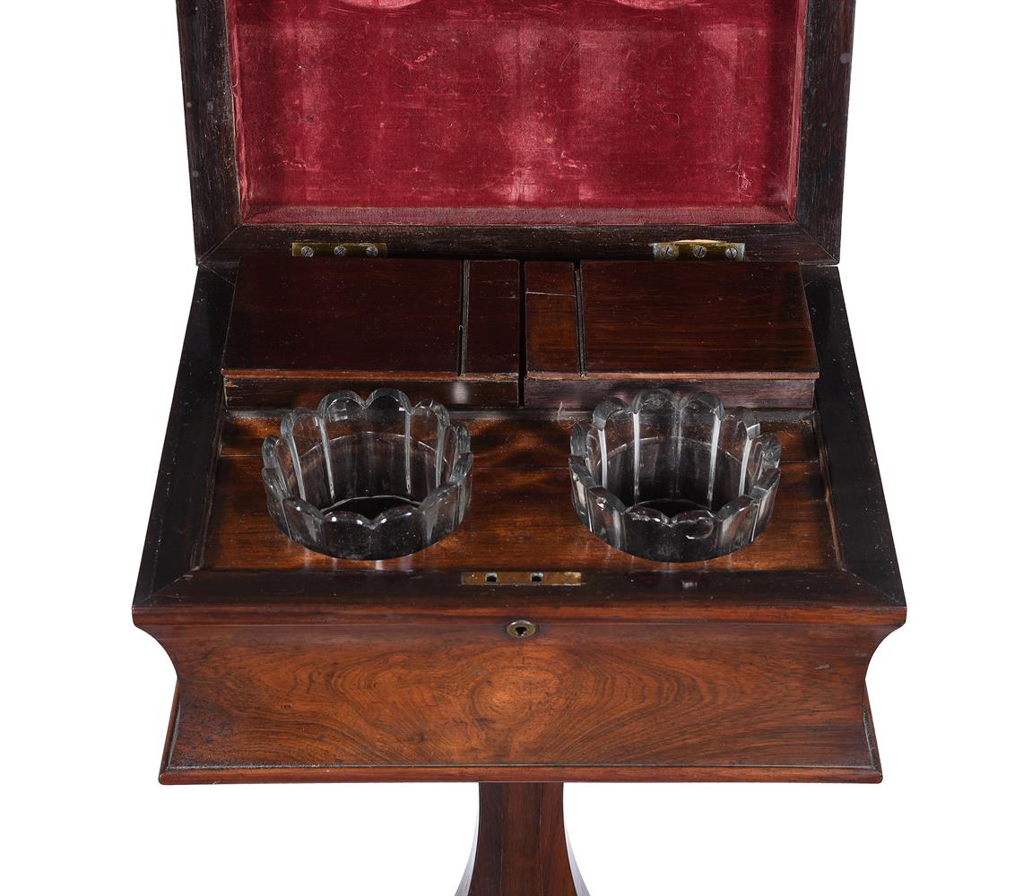 Y A GEORGE IV ROSEWOOD TEAPOY - Image 3 of 3