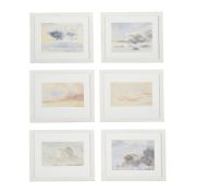 ENGLISH SCHOOL (LATE 19TH CENTURY), SIX STUDIES OF CLOUDS