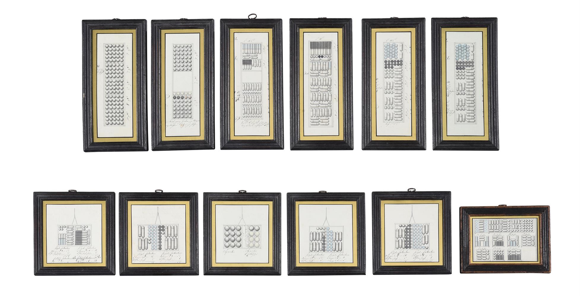 GERMAN SCHOOL (CIRCA 1785), TWELVE DESIGNS FOR FIELD ARTILLERY AND MUNITIONS