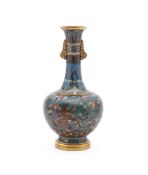 A Chinese cloisonné vase