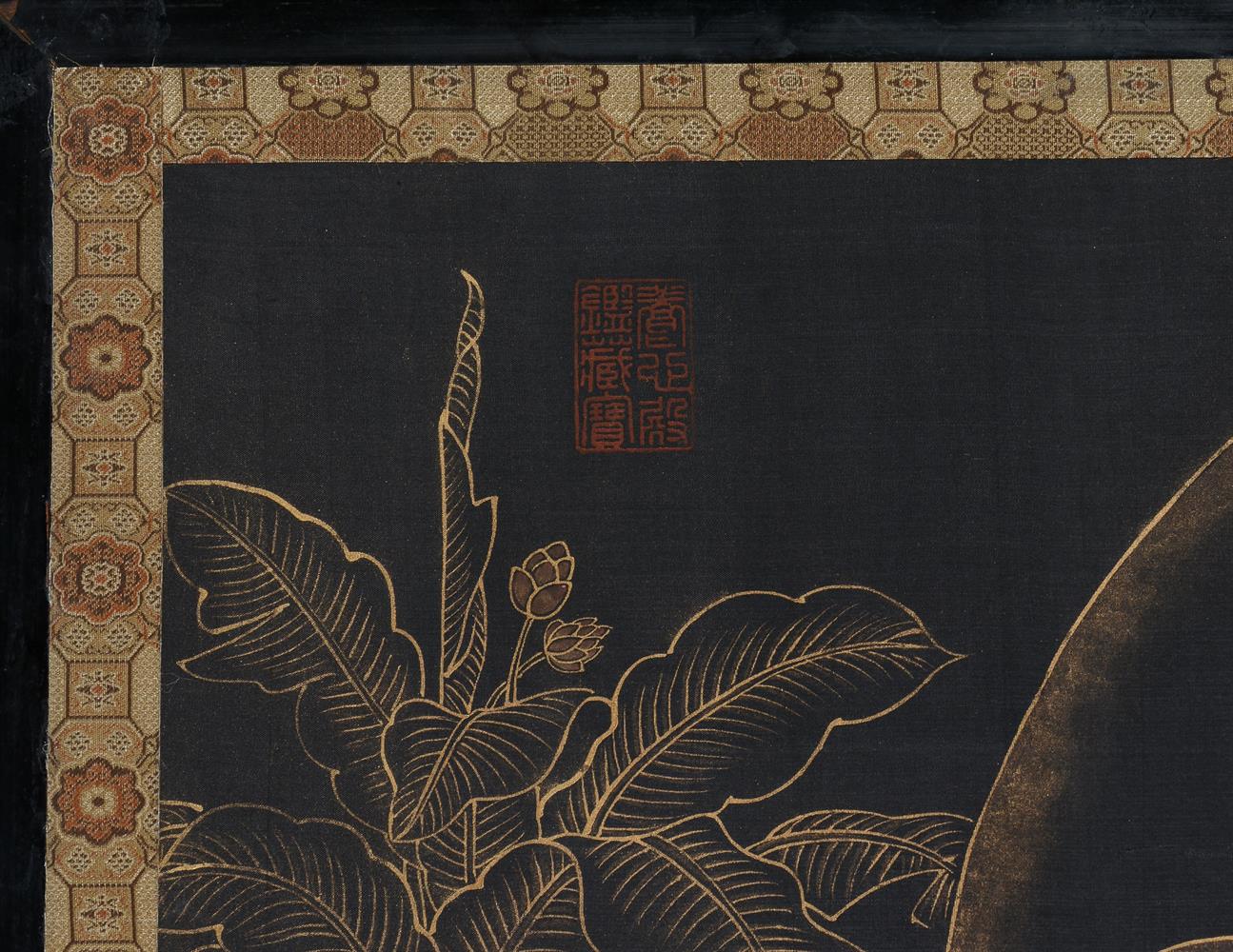 In the style of Jin Tingbiao (18th century) but late Qing or Republican - Image 3 of 3