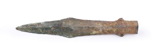 A Chinese bronze spear head