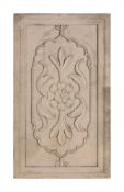A Mughal sandstone architectural panel