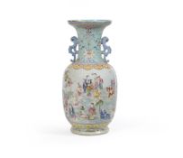 A large Chinese 'Eight Immortals' vase