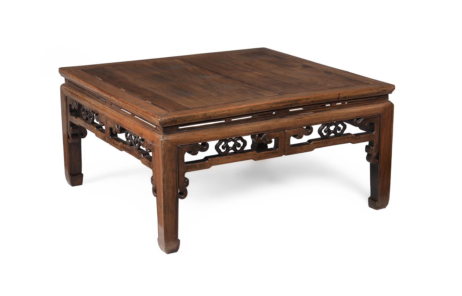 A Chinese hardwood low table