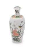 A Chinese Famille Verte vase