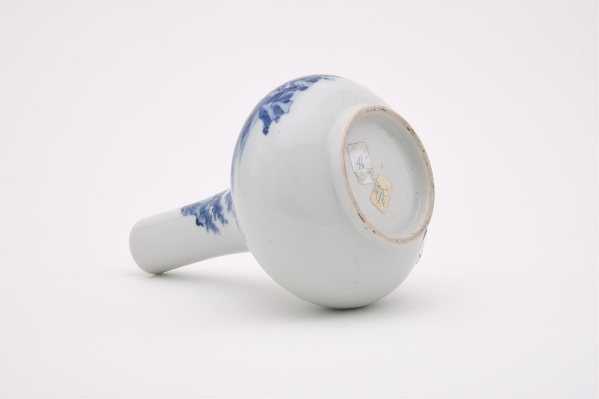 A Chinese blue and white and underglaze red bottle vase - Image 3 of 3