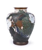 A Large Japanese Satsuma Pottery Vase