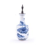 A Chinese blue and white 'tea ceremony' vase