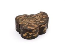 A Chinese Fuzhou Lacquer Box And Cover