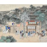 Wang Zhenhai (Republican) ink on silk