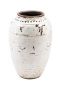 A large and attractive glazed Chizhou pottery wine pot
