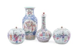 A Chinese Famille Rose vase