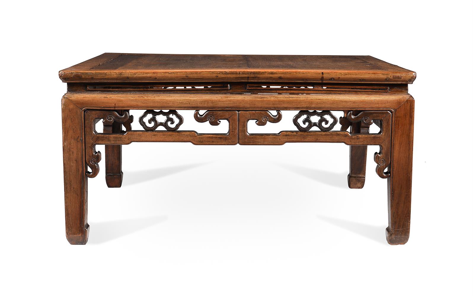 A Chinese hardwood low table - Image 2 of 4