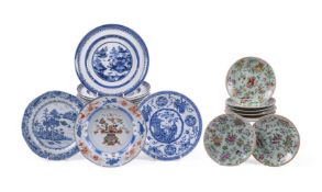 A Chinese blue and white 'Boy' plate