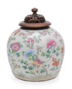 A Chinese Famille Rose vase