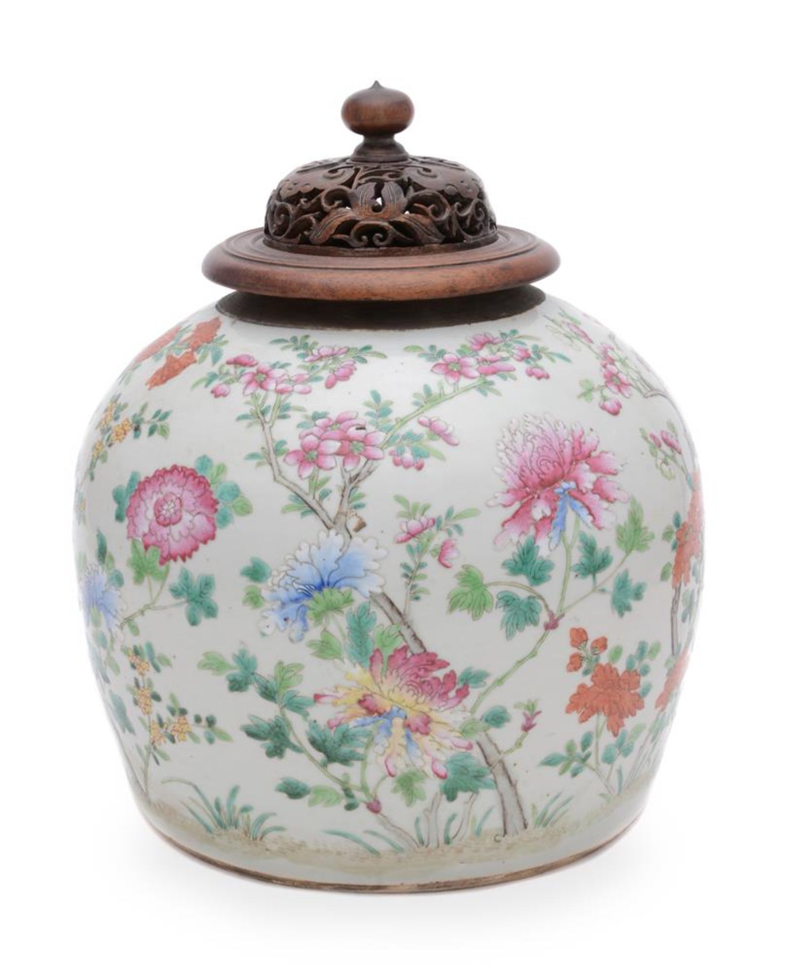 A Chinese Famille Rose vase