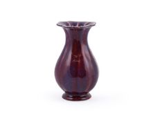 A Chinese flambé vase